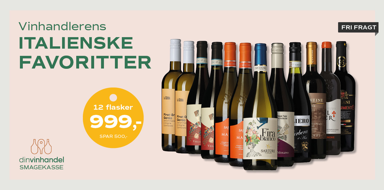Vinhandleren har blandet 12 italienske favoritter!