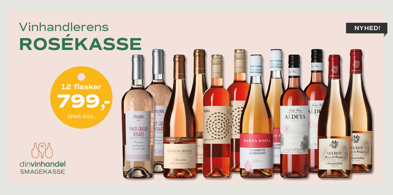 12 fl. Rosé - Udvalgt af din vinhandler!