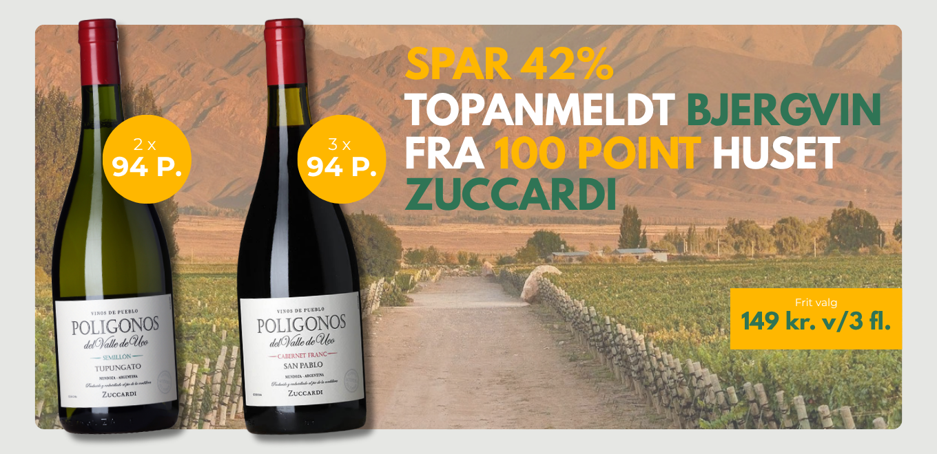 Topvine til kun 149 kr. 