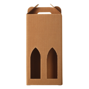 Gaveske til vin (Blgepap) 2 fl.