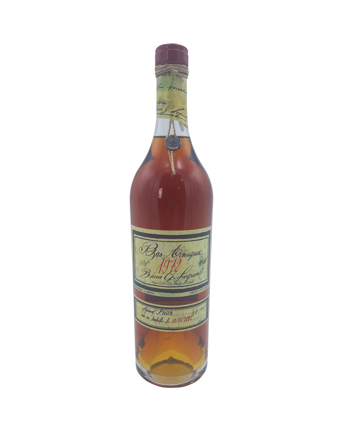 Baron Gaston Legrand 1972 - Cognac & Armagnac - Dinvinhandel.dk
