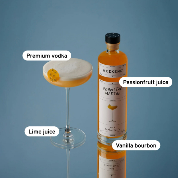 WEEKEND Drinks Pornstar Martini 0,5 L.  billede 2