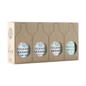 Stockholms Brnneri Gaveske (4 x 10 cl.)