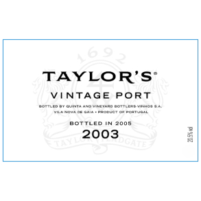 Taylor's Vintage Port 2003 (Magnum)